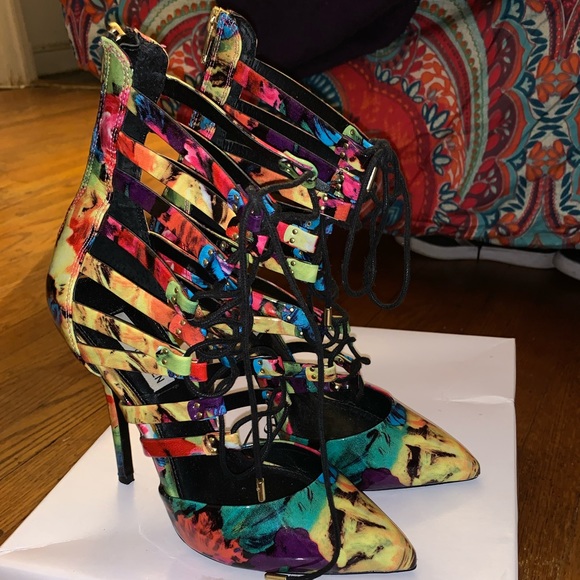 Steve Madden Shoes - Steven Madden - STF Floral Heels